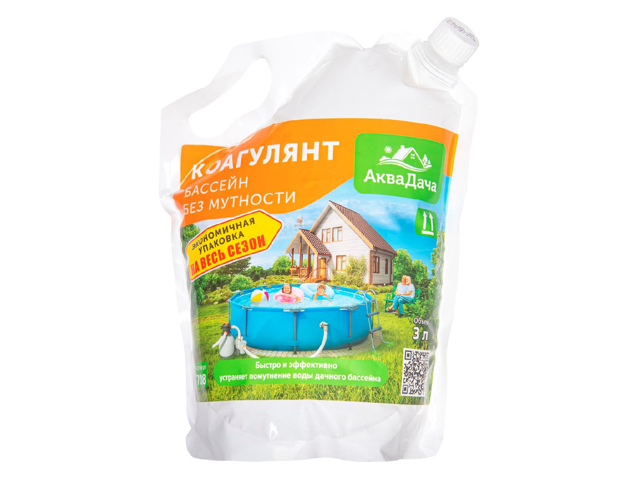 Коагулянт АКВАДАЧА 3л (4шт/уп) - фото в Миди Лтд Изображение товара Коагулянт АКВАДАЧА 3л (4шт/уп) в Миди Лтд