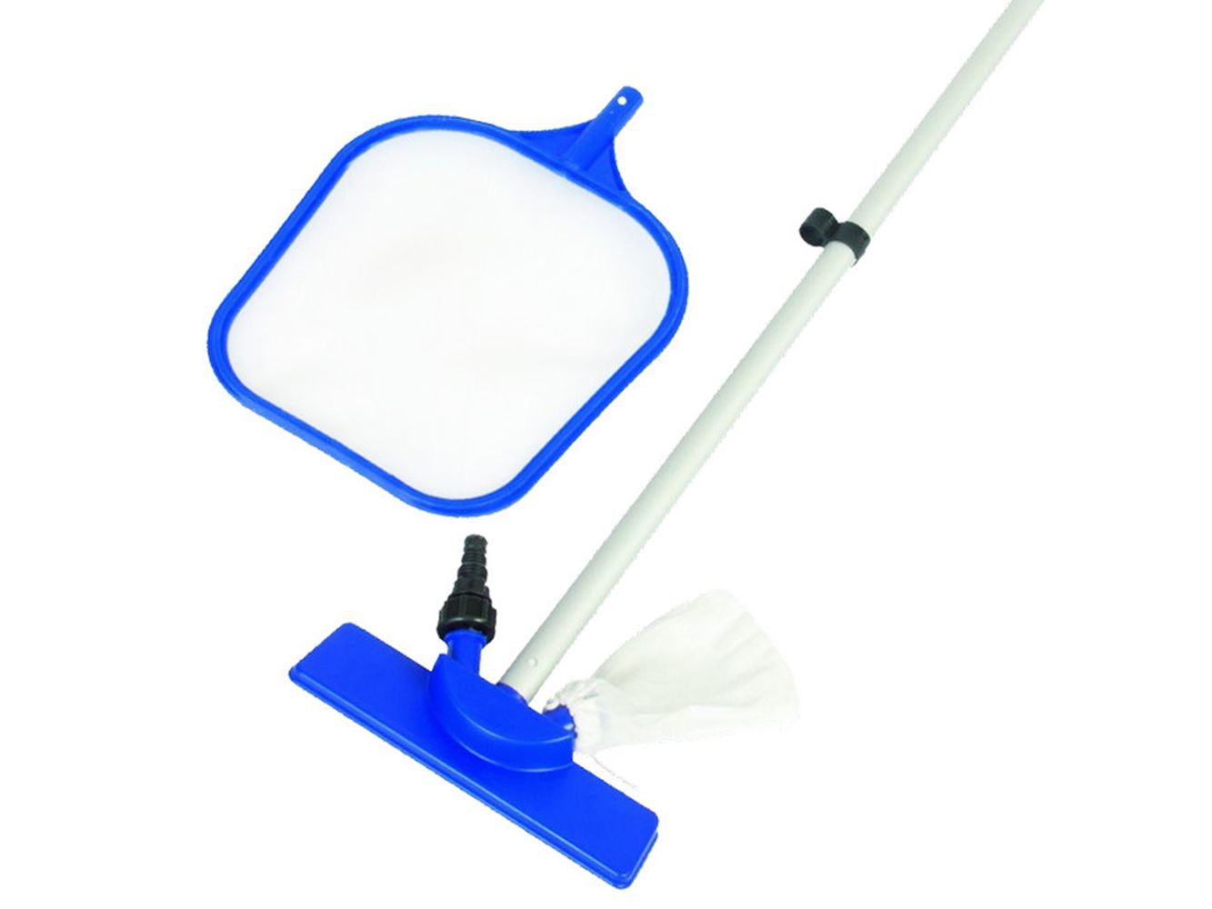 Комплект для чистки бассейна сачек и щетка (ручка 174см) BESTWAY 58013 (6шт/кор) - фото в Миди Лтд Изображение товара Комплект для чистки бассейна сачек и щетка (ручка 174см) BESTWAY 58013 (6шт/кор) в Миди Лтд