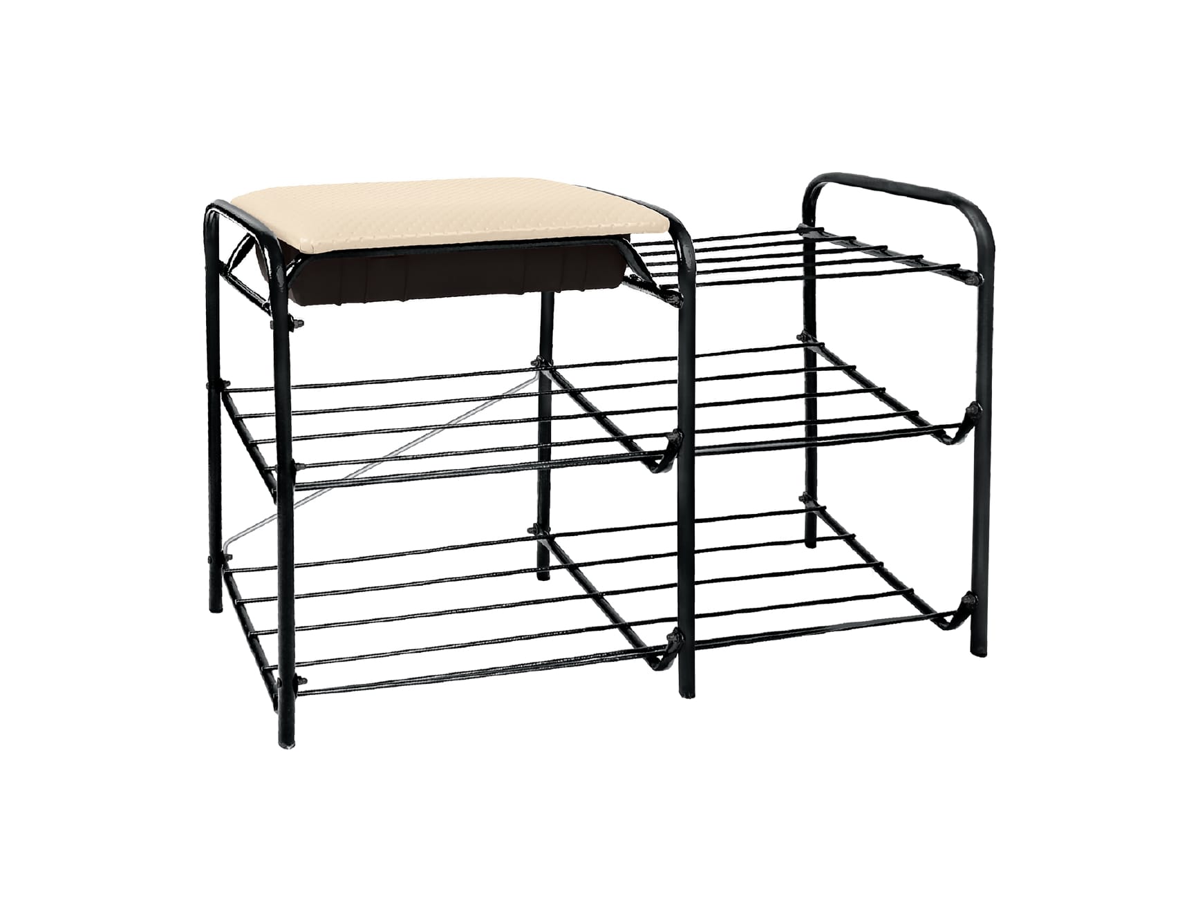 Изображение товара Этажерка с ящиком NIKA 790х330х510 черная ЭТП1/Ч в Миди Лтд