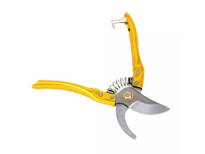 Изображение товара Секатор садовый INBLOOM 21см с дополнит пружиной, марганцевая сталь 65М (72шт/кор) в Миди Лтд