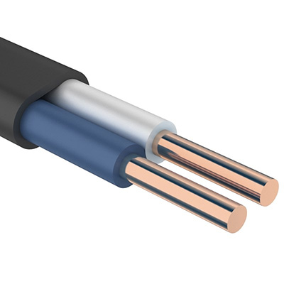 Изображение товара Кабель ВВГ-Пнг 2*1,5 черный ТУ/Велескаб в Миди Лтд
