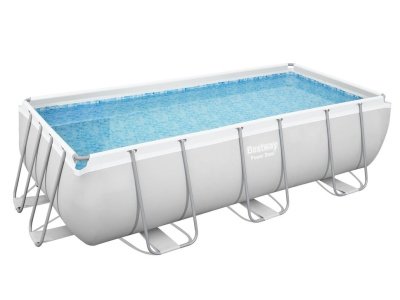 Бассейн каркасный с фильтр-насосом, лестницей и диспенсером BESTWAY 404*201*100см 56441 - фото в Миди Лтд Изображение товара Бассейн каркасный с фильтр-насосом, лестницей и диспенсером BESTWAY 404*201*100см 56441 в Миди Лтд
