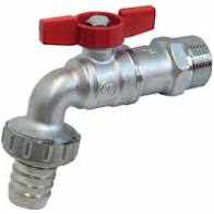 Изображение товара Кран шаровой водоразборный 3/4" бабочка в Миди Лтд