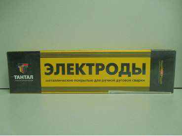 Электроды ТАНТАЛ УОНИ 13/55 д3,0мм (1,0кг/уп) - фото в Миди Лтд Изображение товара Электроды ТАНТАЛ УОНИ 13/55 д3,0мм (1,0кг/уп) в Миди Лтд