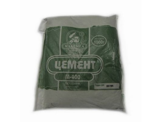 Цемент М-400  1кг (10шт/уп) - фото в Миди Лтд Изображение товара Цемент М-400  1кг (10шт/уп) в Миди Лтд