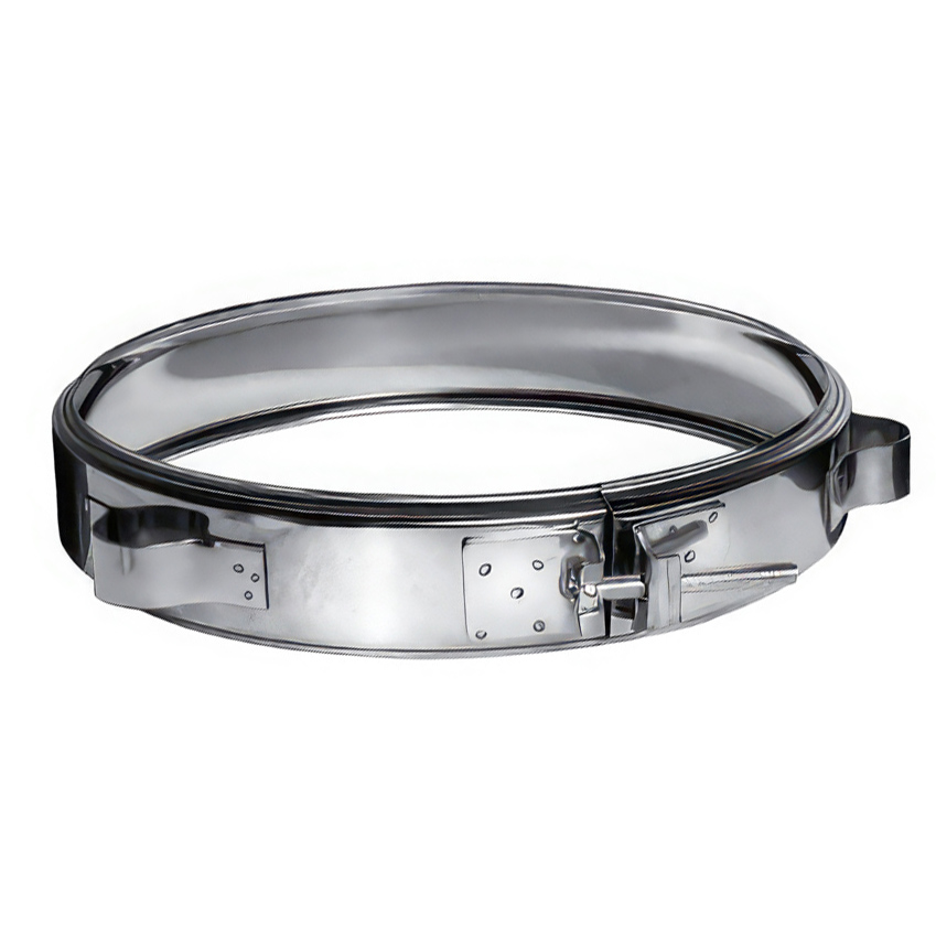 Хомут обжимной под растяжку (430/0,5мм) d197 для сэндвича FERRUM (10шт/уп) - фото в Миди Лтд Изображение товара Хомут обжимной под растяжку (430/0,5мм) d197 для сэндвича FERRUM (10шт/уп) в Миди Лтд