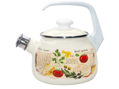 Изображение товара Чайник эмаль жемчужная 2,5л Капрезе С-2711АП/4Жм (4шт/уп) в Миди Лтд