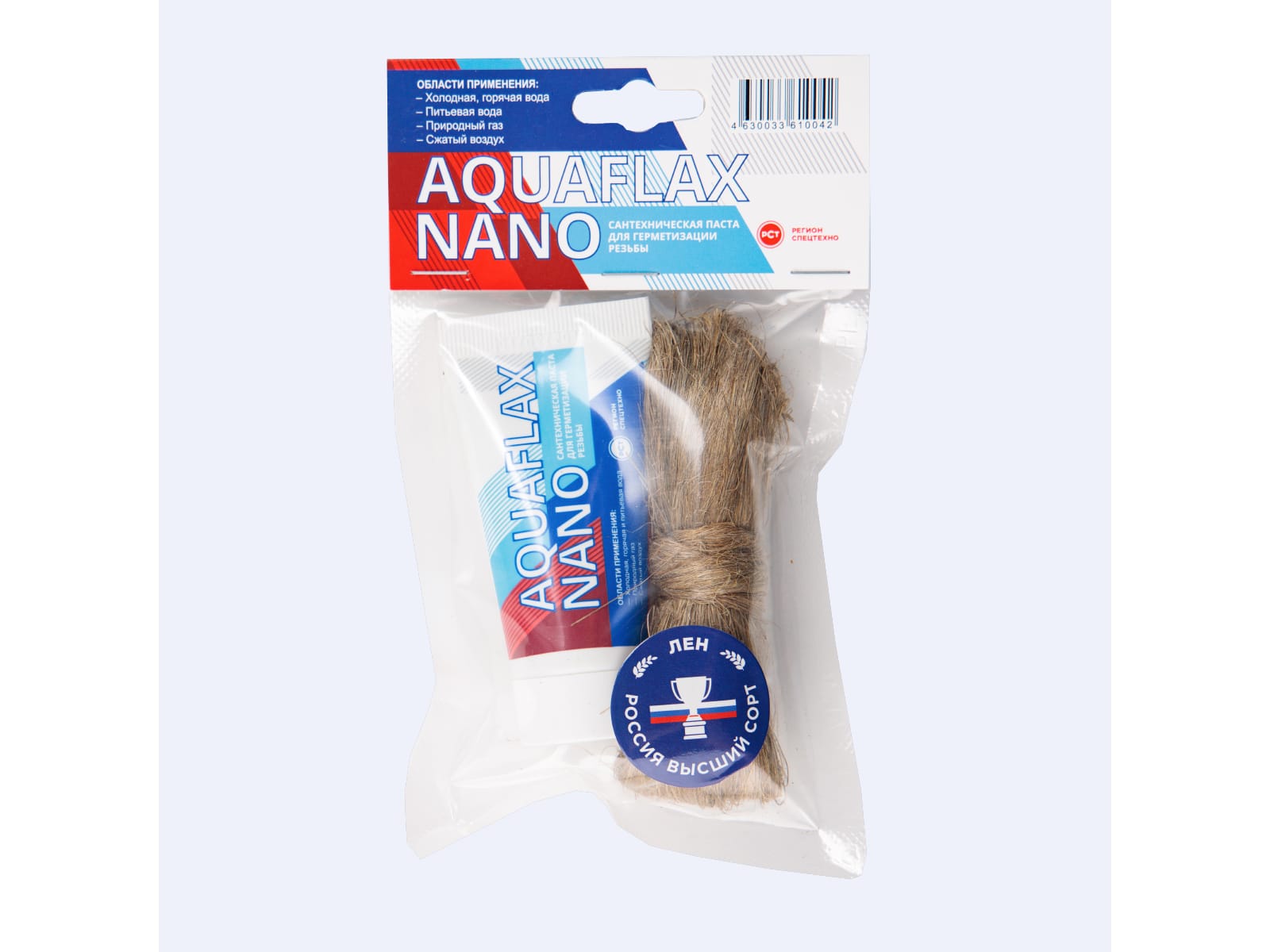 Изображение товара Набор AguaflaxNano паста 30гр тюбик + 15гр лён(25шт/уп) в Миди Лтд