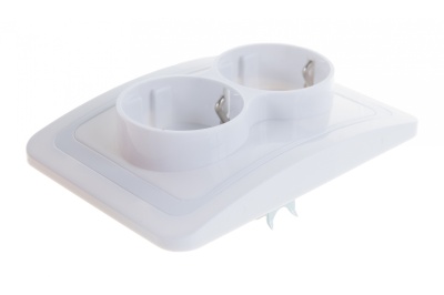 Розетка 2-ая с/з бел Валери СП (керамика) 16А 220В (5/10/200) 0030976 - фото в Миди Лтд Изображение товара Розетка 2-ая с/з бел Валери СП (керамика) 16А 220В (5/10/200) 0030976 в Миди Лтд