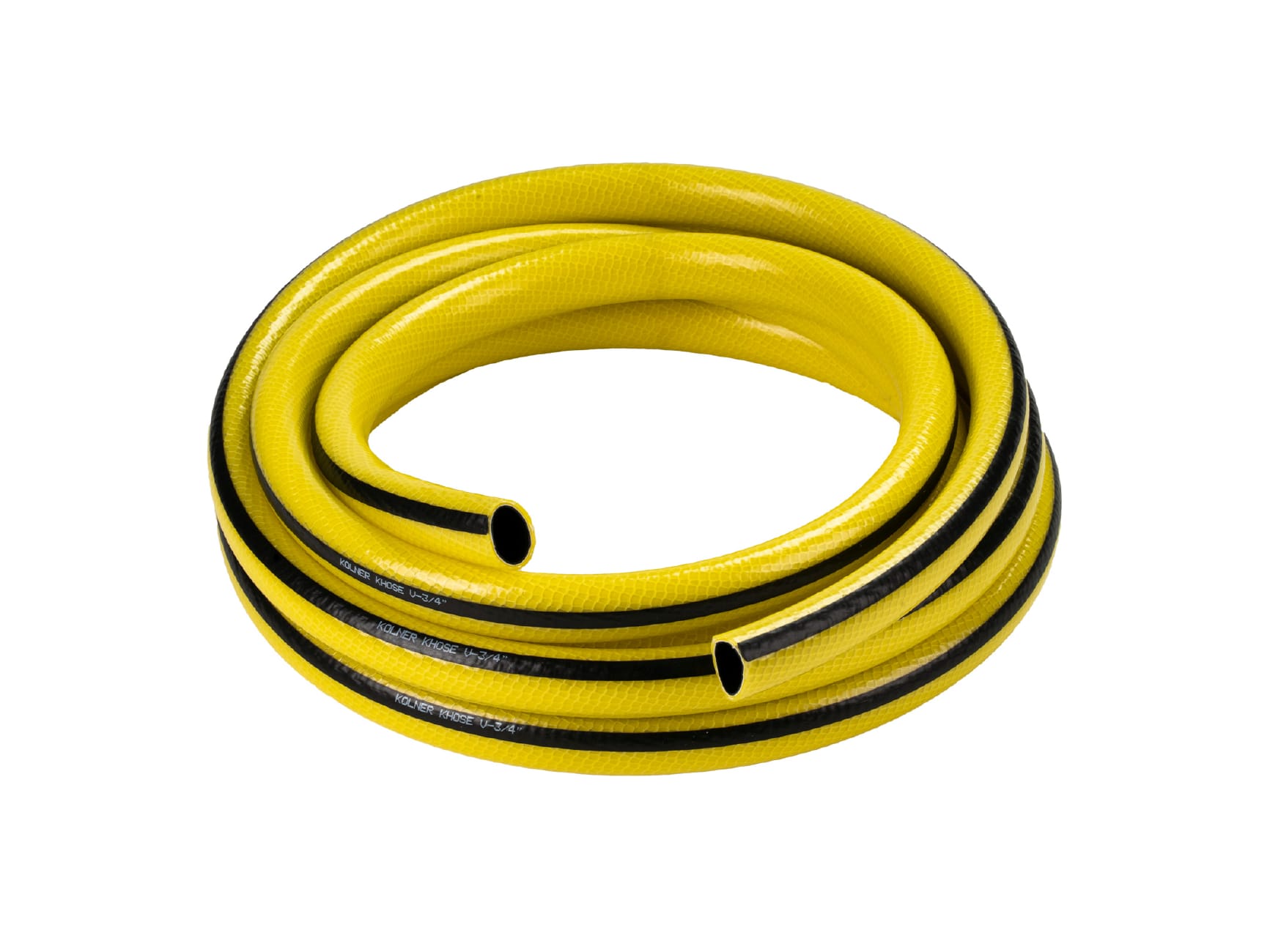 Шланг садовый Kolner KHOSE V-50-3/4” 5-ти слойный 50 м Х - фото в Миди Лтд Изображение товара Шланг садовый Kolner KHOSE V-50-3/4” 5-ти слойный 50 м Х в Миди Лтд