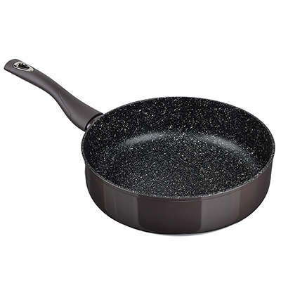 Сковорода литая алюминиевая SATOSHI Валькур 28см антипригар покрытие мрамор индукция - фото в Миди Лтд Изображение товара Сковорода литая алюминиевая SATOSHI Валькур 28см антипригар покрытие мрамор индукция в Миди Лтд