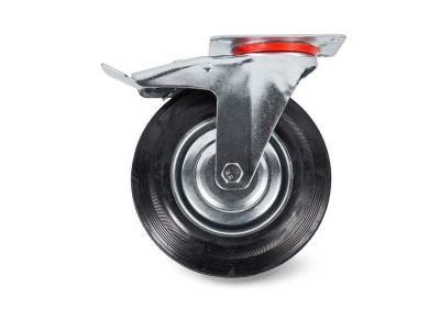 Колесо поворотное тормоз рез. SCb 93 75мм - фото в Миди Лтд Изображение товара Колесо поворотное тормоз рез. SCb 93 75мм в Миди Лтд