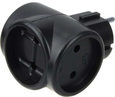 Тройник TOKER 3Тч 6А черный - фото в Миди Лтд Изображение товара Тройник TOKER 3Тч 6А черный в Миди Лтд