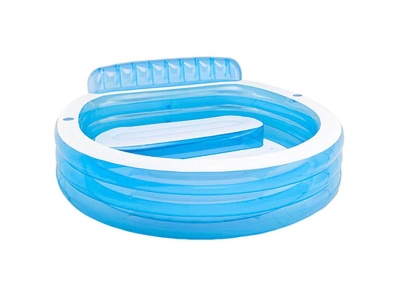 Бассейн надувной Swim centre INTEX подголовник, диван, подстаканники 224*216*76см 590л 57190NP - фото в Миди Лтд Изображение товара Бассейн надувной Swim centre INTEX подголовник, диван, подстаканники 224*216*76см 590л 57190NP в Миди Лтд