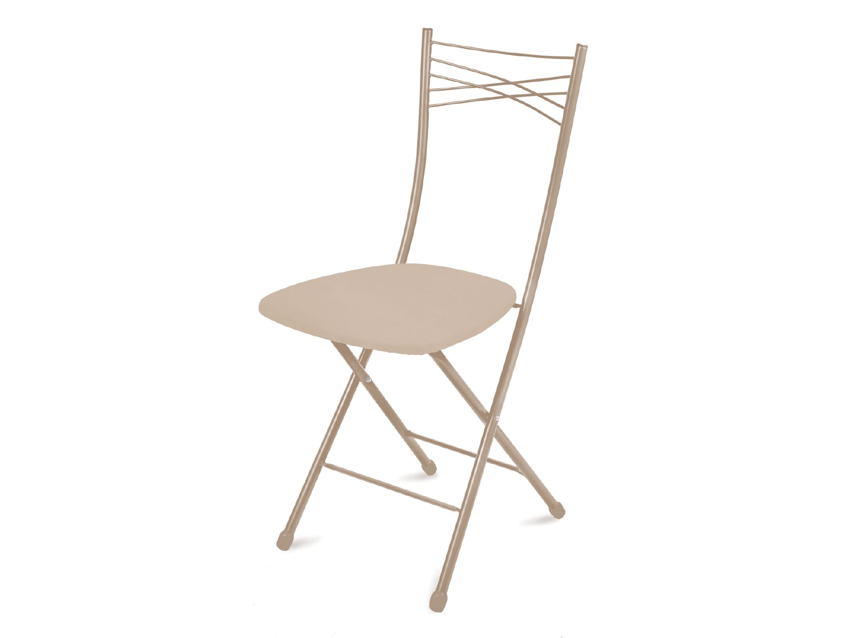 Изображение товара Стул складной Ника 1 NIKA слоновая кость/бежевый металлик в Миди Лтд