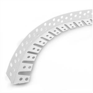 Изображение товара Угол штукатурный арочный 25*25*2500 ПВХ  БЕЛЫЙ (50шт/уп) в Миди Лтд