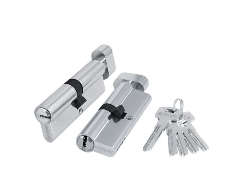 Цилиндр. механизм с вертушкой 200 ZM 70 mm (30+10+30) CP хром 5ключей - фото в Миди Лтд Изображение товара Цилиндр. механизм с вертушкой 200 ZM 70 mm (30+10+30) CP хром 5ключей в Миди Лтд