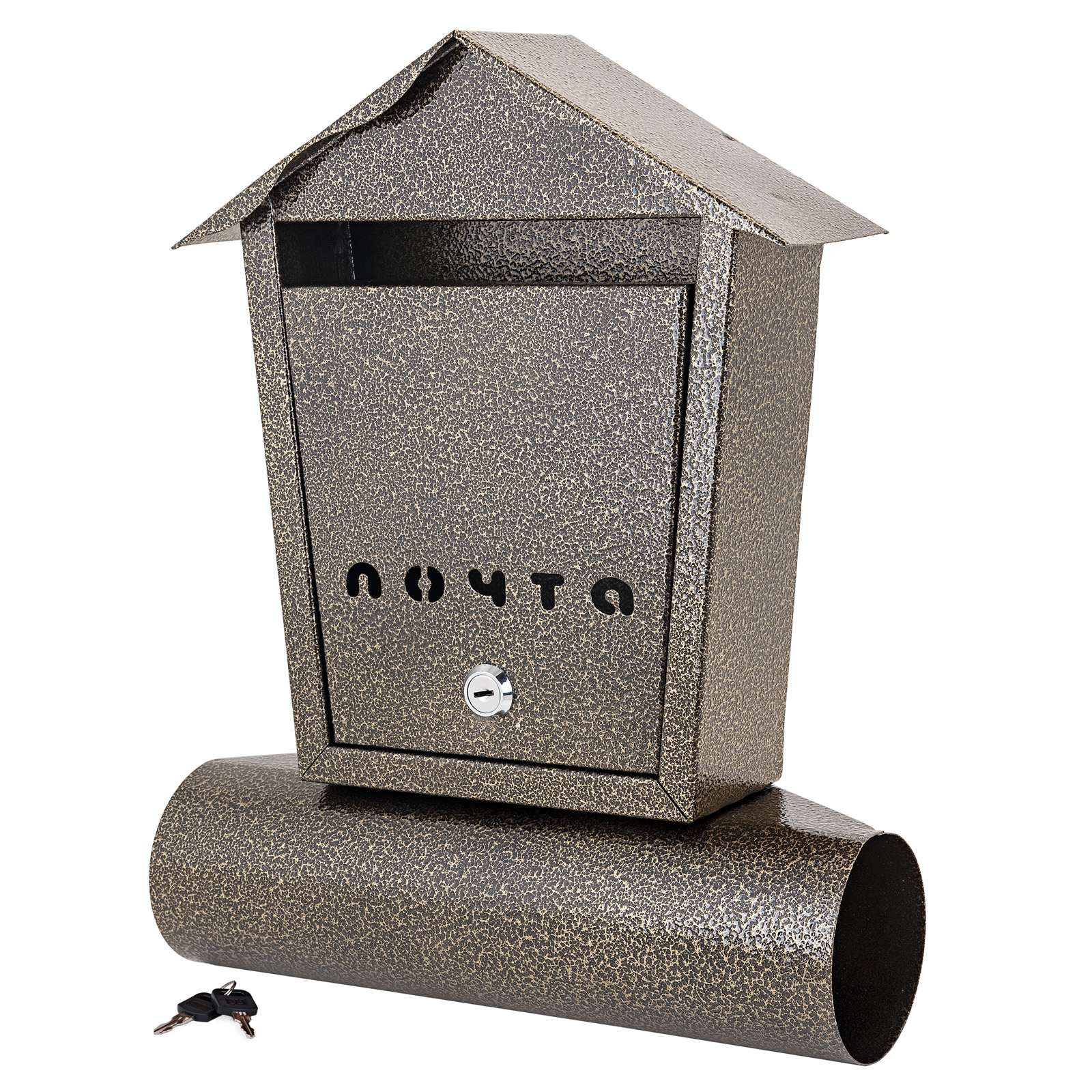 Ящик почтовый Домик антик. бронза - фото в Миди Лтд Изображение товара Ящик почтовый Домик антик. бронза в Миди Лтд