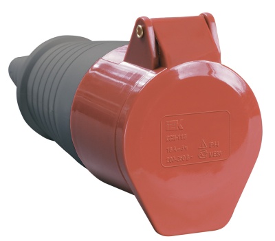 Розетка 225 переносная ЗР+РЕ+N 32А 380В IP44 - фото в Миди Лтд Изображение товара Розетка 225 переносная ЗР+РЕ+N 32А 380В IP44 в Миди Лтд