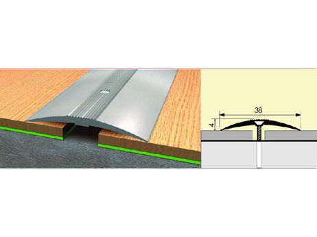 Изображение товара Стык 38 мм. 0,9 алюминий в Миди Лтд