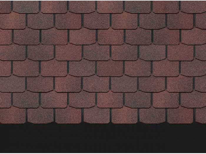 Изображение товара ХЧерепица гибкая битумная DOCKE PIE Premium Цюрих 1000*333мм Чили (3,1м2/уп) в Миди Лтд