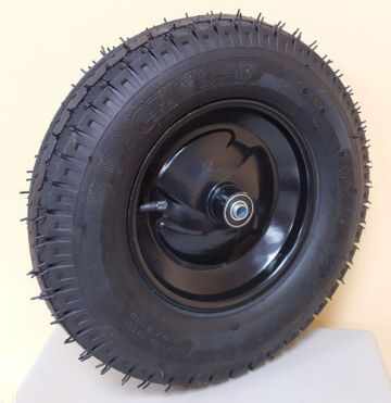 Изображение товара Колесо пневматическое 4.8/4.00*80 d16/12 с подшипником Профи в Миди Лтд