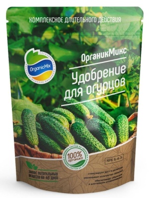 Удобрение Органик микс Огурцы 850гр (10шт/уп) - фото в Миди Лтд Изображение товара Удобрение Органик микс Огурцы 850гр (10шт/уп) в Миди Лтд