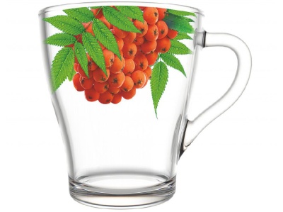 Кружка для чая Рябинка 250мл (20шт/уп) - фото в Миди Лтд Изображение товара Кружка для чая Рябинка 250мл (20шт/уп) в Миди Лтд