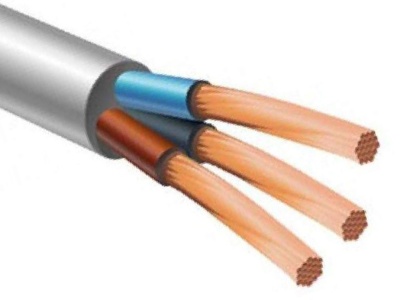 Изображение товара Провод ПВС 3х2,5 белый (100м/бухта) Х в Миди Лтд