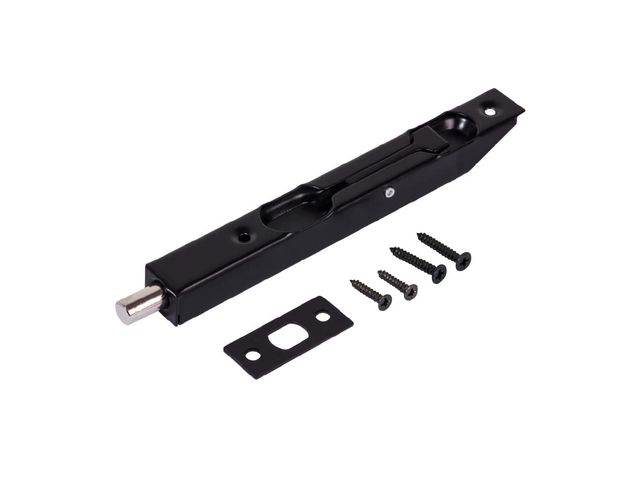 Изображение товара Упор дверной торцевой RIGEL BL-24 черный в Миди Лтд