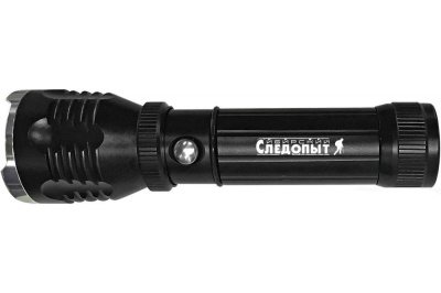 Фонарь ручной 153х40х30мм "Сибирский Следопыт" Альфа Профи, 1 LED, Zoom, аккум. 220Вт+12Вт,  3*ААА,  - фото в Миди Лтд Изображение товара Фонарь ручной 153х40х30мм "Сибирский Следопыт" Альфа Профи, 1 LED, Zoom, аккум. 220Вт+12Вт,  3*ААА,  в Миди Лтд