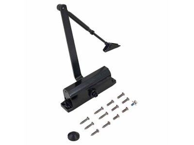 Доводчик дверной 60-120кг черный DC-080 NOTEDO (10шт/уп) - фото в Миди Лтд Изображение товара Доводчик дверной 60-120кг черный DC-080 NOTEDO (10шт/уп) в Миди Лтд