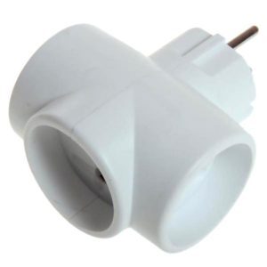 Тройник TOKER 3Т16 16А белый - фото в Миди Лтд Изображение товара Тройник TOKER 3Т16 16А белый в Миди Лтд