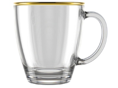 Кружка для чая Золотая кайма 350мл (16шт/уп) Х - фото в Миди Лтд Изображение товара Кружка для чая Золотая кайма 350мл (16шт/уп) Х в Миди Лтд