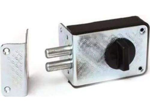 Замок накладной 3Н1-1 без защелки 2-х ригельный - фото в Миди Лтд Изображение товара Замок накладной 3Н1-1 без защелки 2-х ригельный в Миди Лтд