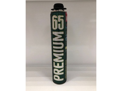 Пена монтажная PREMIUM 65 профессиональная 850мл (12шт/уп, 672шт/пал) - фото в Миди Лтд Изображение товара Пена монтажная PREMIUM 65 профессиональная 850мл (12шт/уп, 672шт/пал) в Миди Лтд