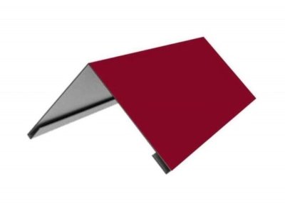 Угол наружний (конек) 200*200*2000мм вишня (RAL 3005) - фото в Миди Лтд Изображение товара Угол наружний (конек) 200*200*2000мм вишня (RAL 3005) в Миди Лтд