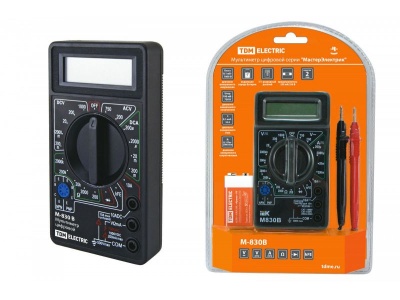 Изображение товара Мультиметр цифровой МастерЭлектрик М-830В TDM в Миди Лтд