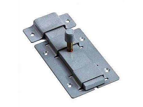 Засов плоский Киров ЗД-02 серый металик (20шт/уп) - фото в Миди Лтд Изображение товара Засов плоский Киров ЗД-02 серый металик (20шт/уп) в Миди Лтд