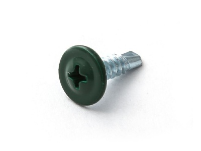 Саморез п/ш зеленый мох 4,2*25 RAL 6005 сверло (230шт/уп) - фото в Миди Лтд Изображение товара Саморез п/ш зеленый мох 4,2*25 RAL 6005 сверло (230шт/уп) в Миди Лтд