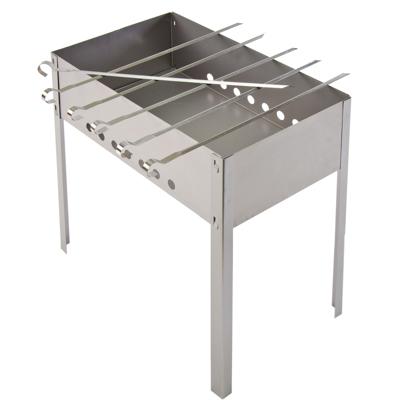 Изображение товара Мангал сборный Восточный (45*25*35см) с шампурами  103-014 в Миди Лтд