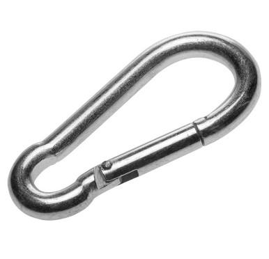 Карабин пожарный 4 цинк (25шт/уп) - фото в Миди Лтд Изображение товара Карабин пожарный 4 цинк (25шт/уп) в Миди Лтд