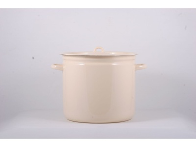 Изображение товара Кастрюля эмаль кремовая 12,0л С-1624/Км (2шт/уп) в Миди Лтд