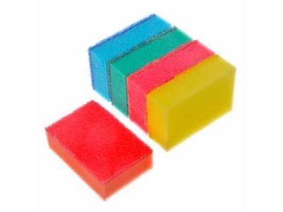 Изображение товара Набор губок для мытья посуды VETTA  Премиум 9*6,5*3см (5шт/уп)(36уп/кор) в Миди Лтд