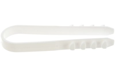 Изображение товара Дюбель-хомут 11х18мм нейлон белый (100шт/уп) в Миди Лтд