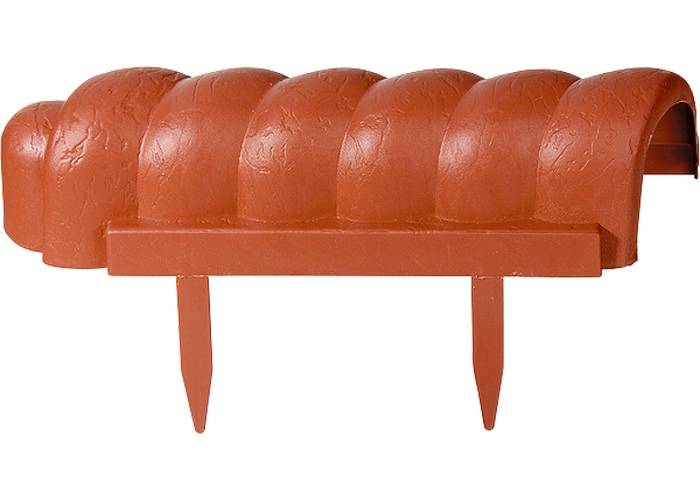 Изображение товара Ограждение для клумб терракот 24 секций 6,7*310 в Миди Лтд