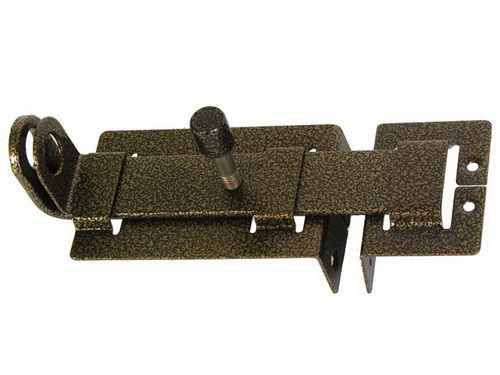 Засов с проушиной Киров ЗД-04 антик бронза (20шт/уп) - фото в Миди Лтд Изображение товара Засов с проушиной Киров ЗД-04 антик бронза (20шт/уп) в Миди Лтд