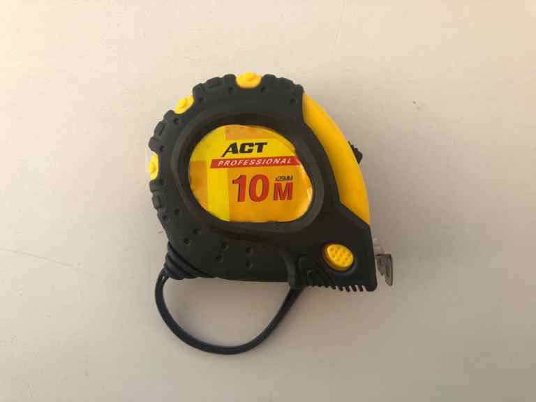 Рулетка 10м*25мм ACT прорезиненая противоударная (60шт/кор) - фото в Миди Лтд Изображение товара Рулетка 10м*25мм ACT прорезиненая противоударная (60шт/кор) в Миди Лтд