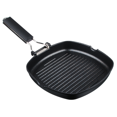 Сковорода-гриль SATOSHI Кобальт литая антипригар покрытие Мрамор 24*24см индукция складная ручка - фото в Миди Лтд Изображение товара Сковорода-гриль SATOSHI Кобальт литая антипригар покрытие Мрамор 24*24см индукция складная ручка в Миди Лтд