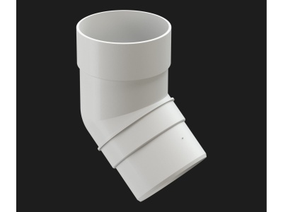 Изображение товара Колено 45 DOCKE Premium Пломбир диаметр 85мм в Миди Лтд